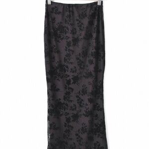 Lace Pencil Maxie Skirt- Cider- XS